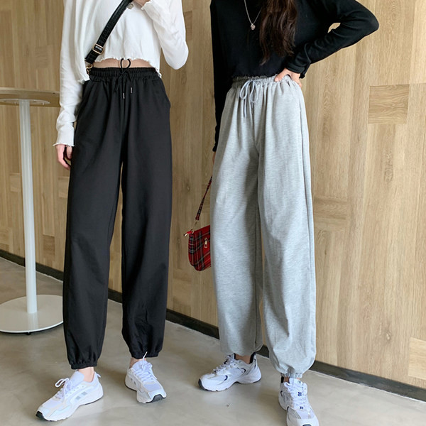 Pantaloni casual dama cu cravate si elastic