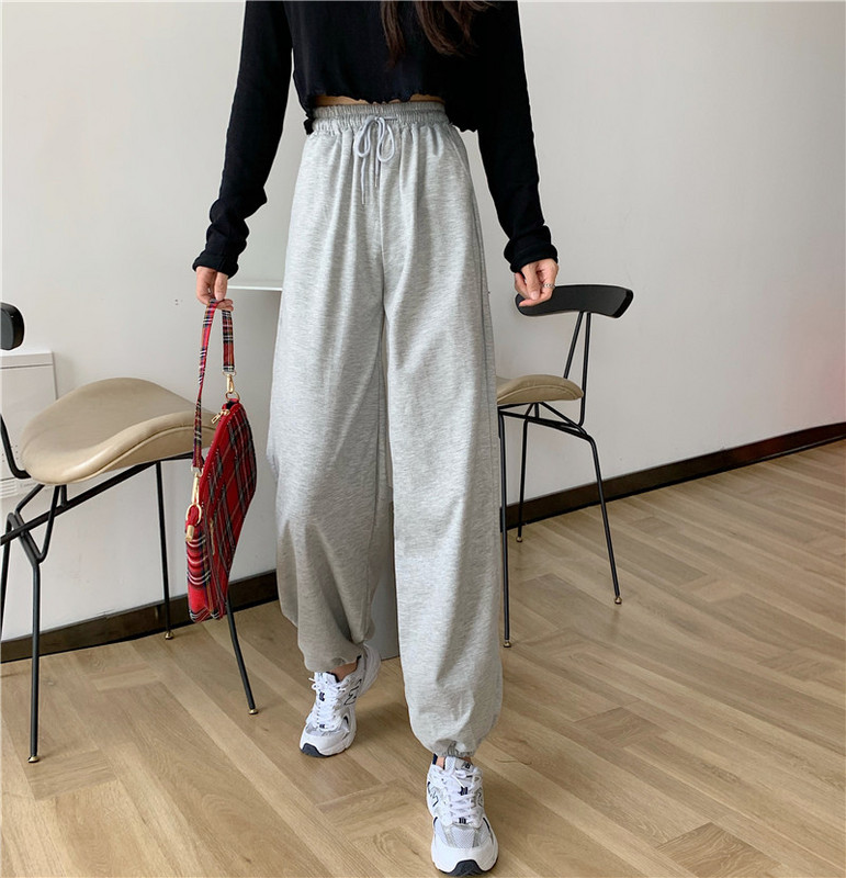 Pantaloni casual dama cu cravate si elastic