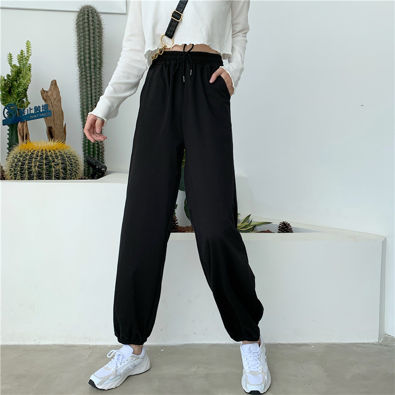 Pantaloni casual dama cu cravate si elastic