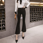 Pantaloni moderni de dama cu nasture Charleston