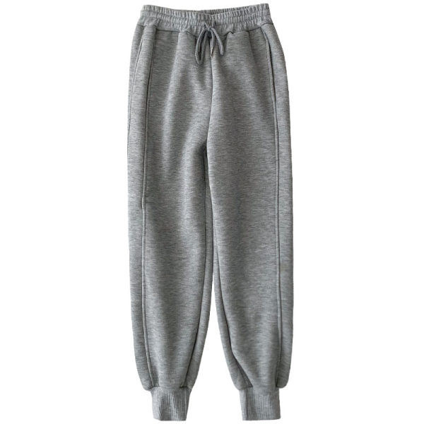 Дамски модерен панталон  с ластична талия и връзки 