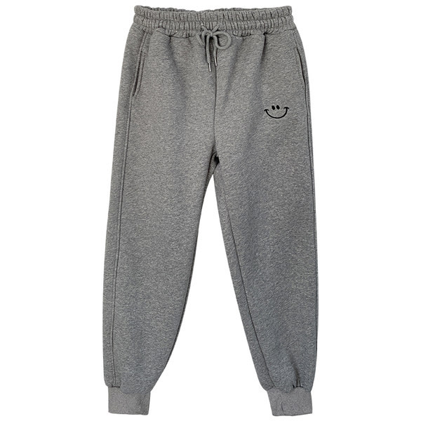 Pantaloni casual dama cu broderie si cravate