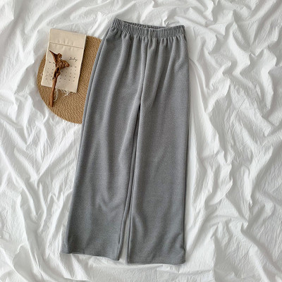 Pantaloni de dama cu talie elastica in trei culori