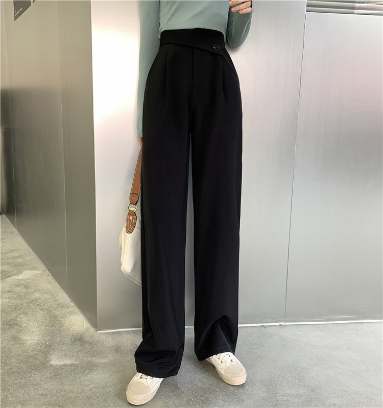 Pantaloni de dama model lat cu talie inalta