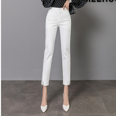 Κομψό γυναικείο παντελόνι κατάλληλο για καλοκαίρι με μήκος 9/10