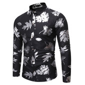 Model de camasa moderna din bumbac cu guler clasic