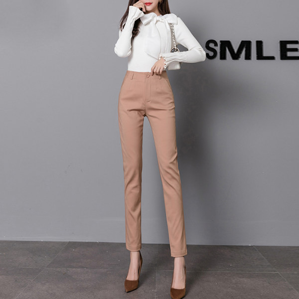 Pantaloni eleganti de dama cu buzunar model Slim