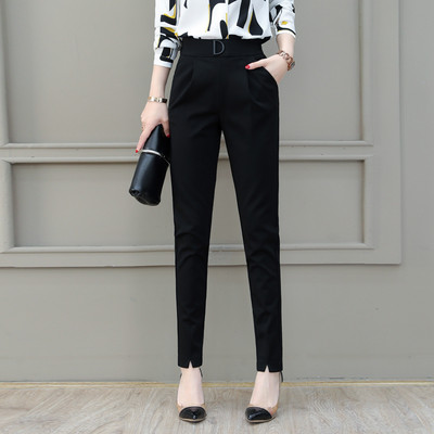 Pantaloni moderni de dama in negru - doua modele