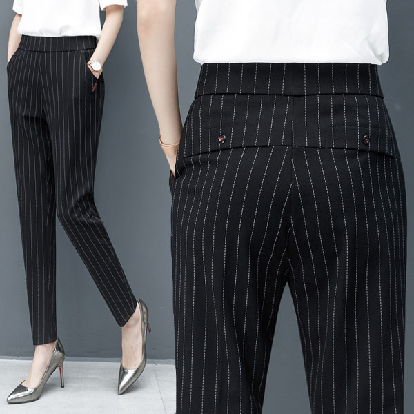 Pantaloni de primavara dama cu talie inalta - doua modele