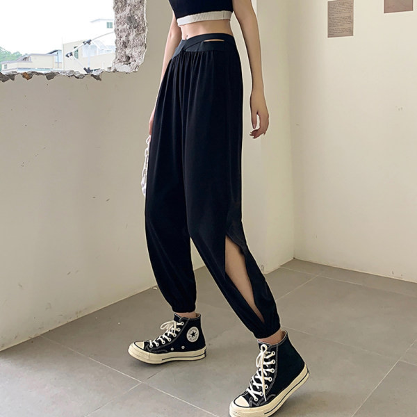 Pantaloni moderni de dama cu crapaturi