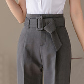 Pantaloni de dama la moda cu curea si bustiera