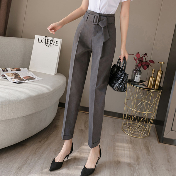 Pantaloni de dama la moda cu curea si bustiera