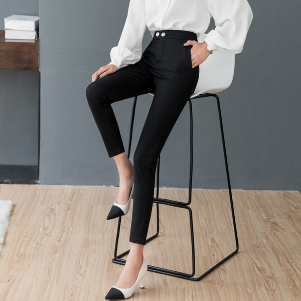 Novi model ženskih hlača - visoki struk više boja