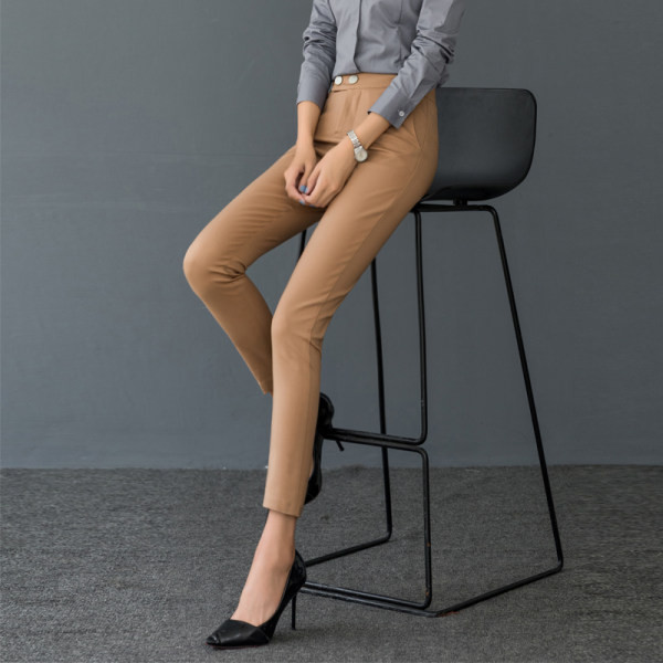 Novi model ženskih hlača - visoki struk više boja