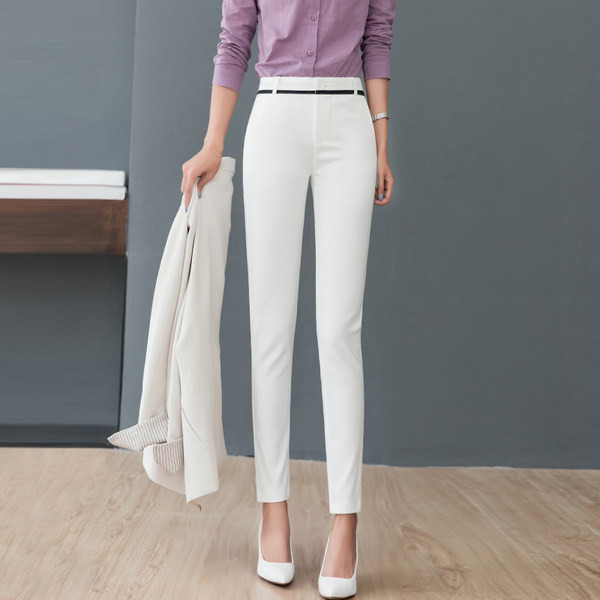 Pantaloni eleganti de dama Model Slim cu buzunar