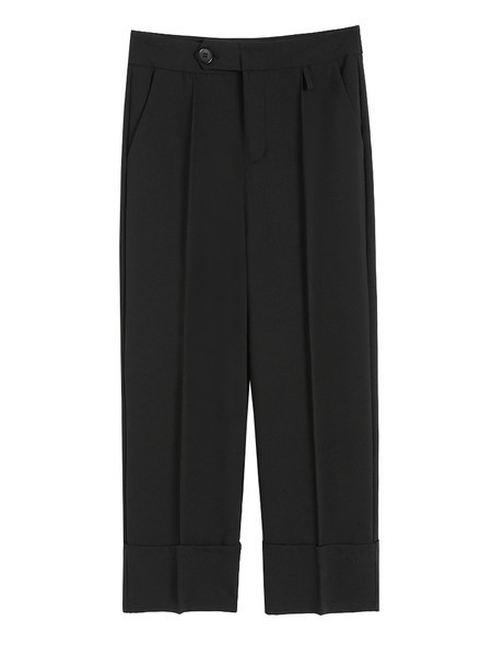 Pantaloni moderni de dama cu talie inalta si lungime 7/8