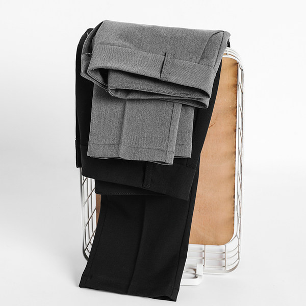 Pantaloni de dama moderni cu talie inalta - model drept