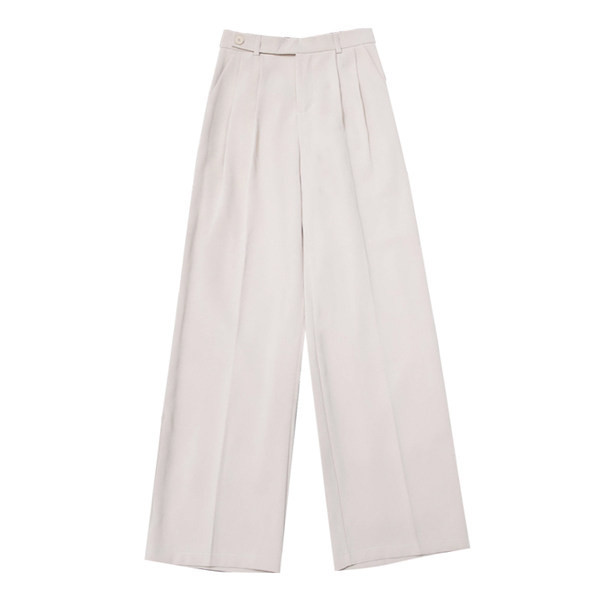 Pantaloni largi de damă cu talie înaltă - trei culori