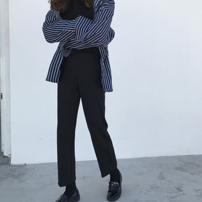 Pantaloni casual dama de primavara cu lungime 9/10