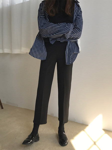 Pantaloni casual dama de primavara cu lungime 9/10