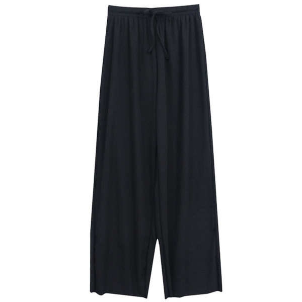 Pantaloni casual dama cu sireturi - model lat