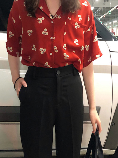 Pantaloni moderni de dama cu lungime 7/8 si talie inalta