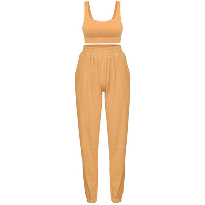 Set de pantaloni sport și bustieră de damă modern