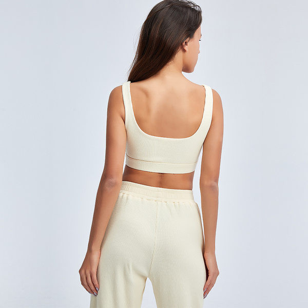 Set de pantaloni sport și bustieră de damă modern