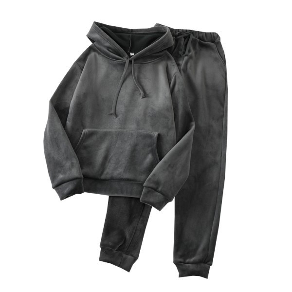 Set bluza dama cu buzunar si pantaloni sport