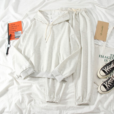 Ženski komplet obični model bluze na veze i hlače