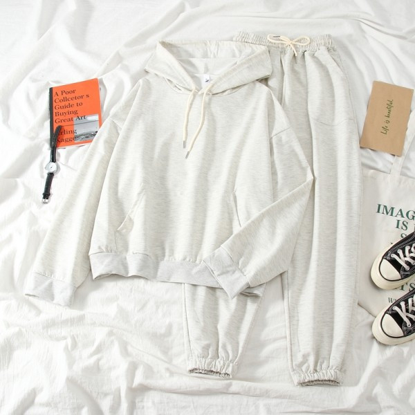 Ženski komplet obični model bluze na veze i hlače