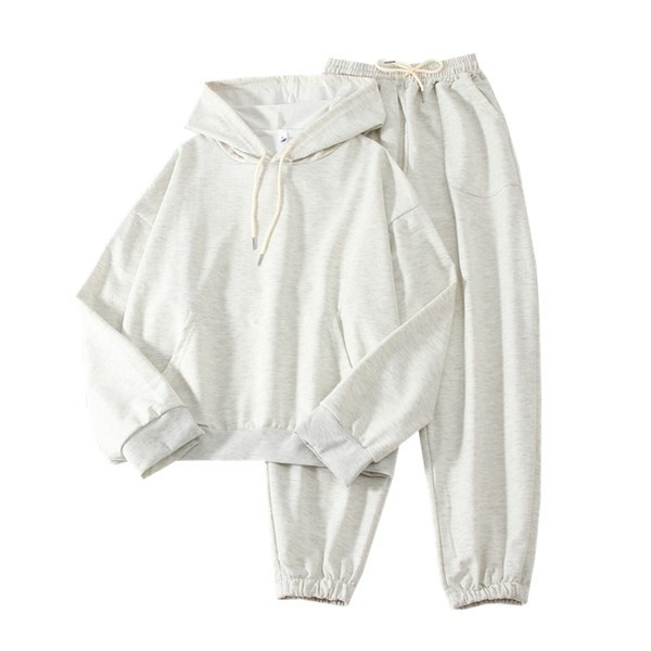 Ženski komplet obični model bluze na veze i hlače