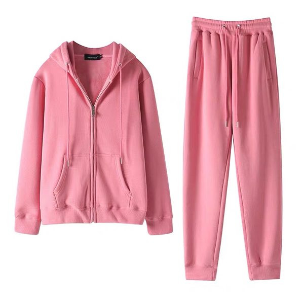 Set sport de dama de pantaloni si hanorac cu cravate