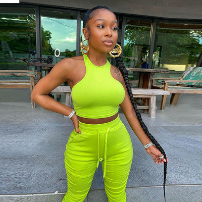 Ženski casual komplet poprsja i tajica na vezice