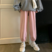 Pantaloni casual dama cu talie inalta in diferite culori