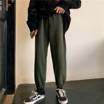 Pantaloni casual dama cu talie inalta in diferite culori