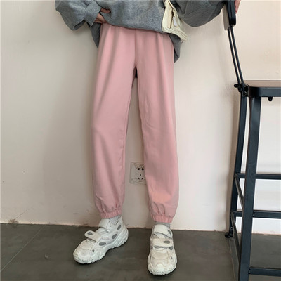 Pantaloni casual dama cu talie inalta in diferite culori
