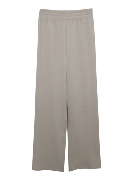 Trijų spalvų moteriškos velvetinės kelnės aukštu elastiniu juosmeniu