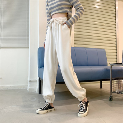 Дамски модерен спортен панталон с ластична талия