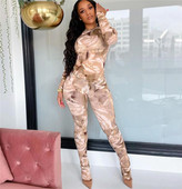 Set de damă modern de jambiere și bluză model montat