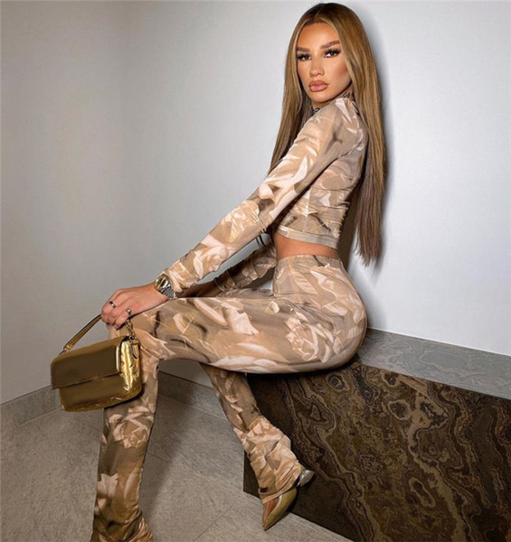 Set de damă modern de jambiere și bluză model montat