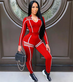 Set de jambiere și bluză de damă cu margine