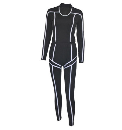 Set de jambiere și bluză de damă cu margine