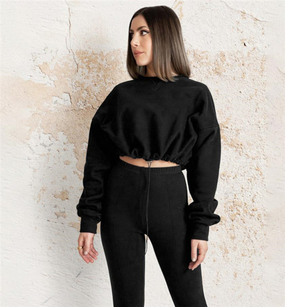 Set de bluza de dama cu cravate si jambiere