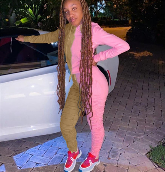 Set de dama de bluza din doua piese cu cravate si pantaloni