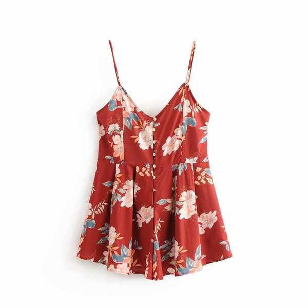 Κοντή ολόσωμη φόρμα -φαρδύ μοντέλο  και κουμπιά