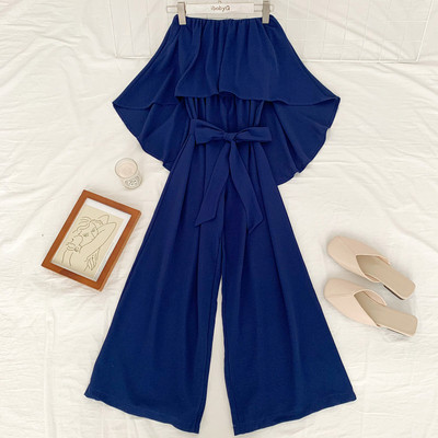 Salopeta larga dama cu curea in mai multe culori