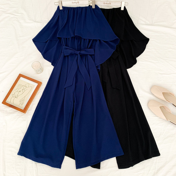 Salopeta larga dama cu curea in mai multe culori