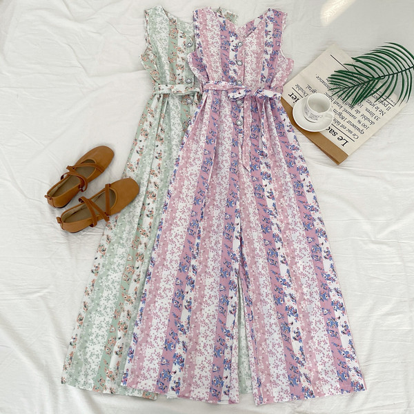 Salopeta casual dama cu centura si nasturi - mai multe culori