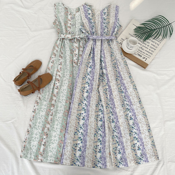 Salopeta casual dama cu centura si nasturi - mai multe culori